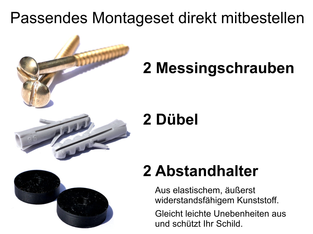 Acrylglas Türschild mit Namen – Hochglänzend, edles Design, witterungsbeständig, individuell gestaltbar - 60-300-004