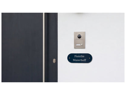 Acrylglas Türschild mit Namen – Hochglänzend, edles Design, witterungsbeständig, individuell gestaltbar - 60-300-015